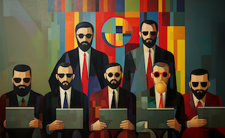 Custom Software Development - Kazimir Malevich style Custom Software Development - Kazimir Malevich style